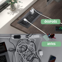 PLACA PARA MESA DE REUNIONES ABATIBLE MULTIPLES CONEXIONES USB 3.0