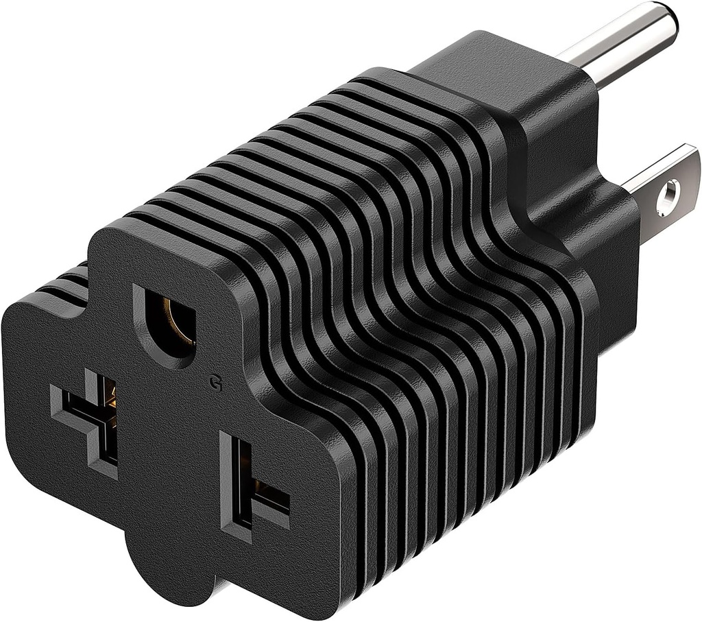 ADAPTADOR DE CORRIENTE 4 EN 1 (5-20P, 6-15P, 6-20, 5-15P A 5-15R)