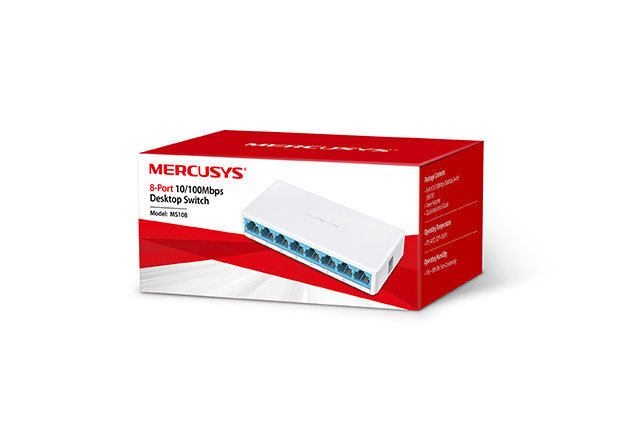 SWITCH DE 8 PUERTOS 10/100 MERCUSYS MS108