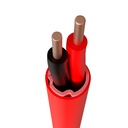 BOBINA CABLE FPLR SISTEMA DE ALARMA DE 1 PAR 16AWG PVC 305M ROJO NO BLINDADO NEXXT NFC-16URR 305MTS