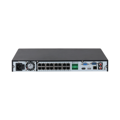 NVR DE 32 CANALES 16 POE  8MP MAX SOPORTA 2 HDD DE 16TB CON IA DAHUA DHI-NVR4232-16P-EI
