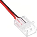 UNION TRANSPARENTE 2 PINES CON CABLE 10CMS