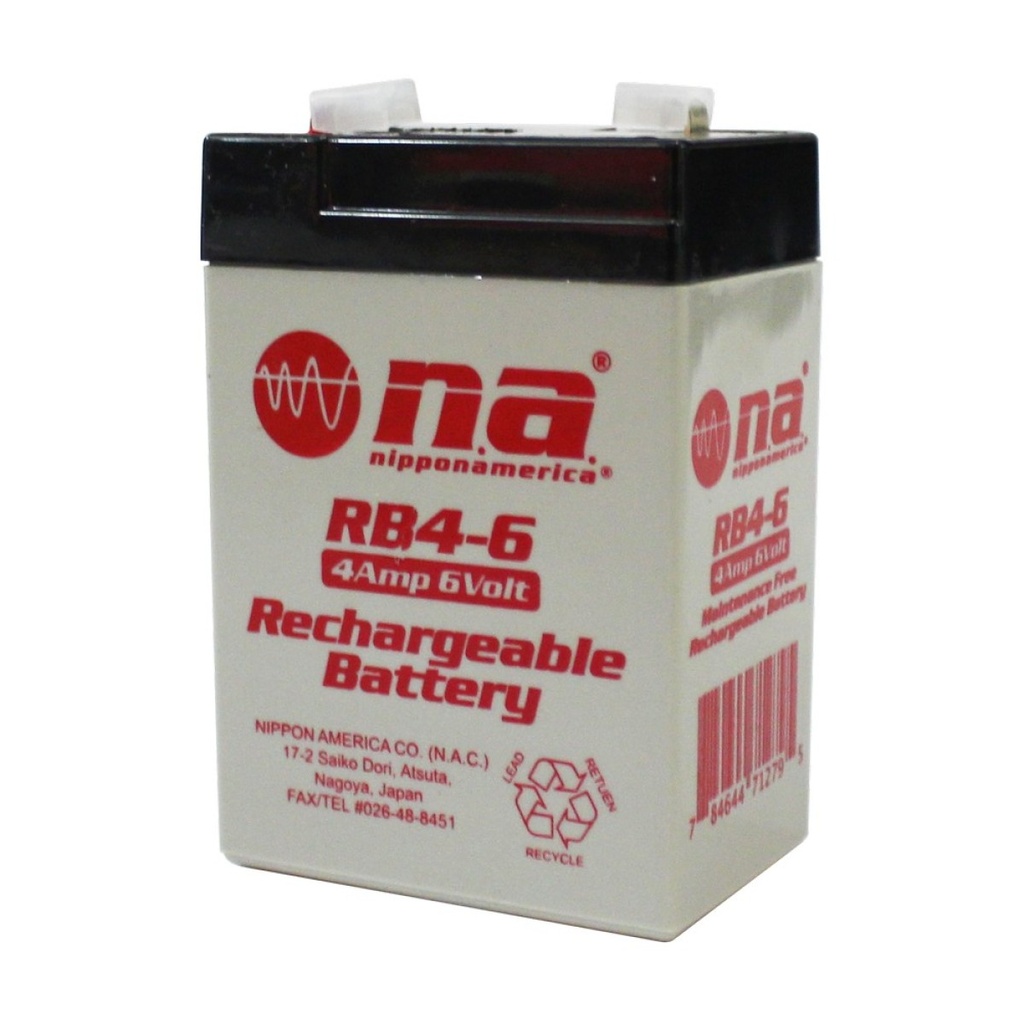 BATERIA 6V4AH RECARGABLE N.A.