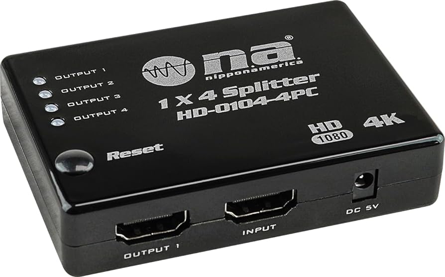SPLITTER HDMI 1-4 SALIDAS 4K 1.4V NA