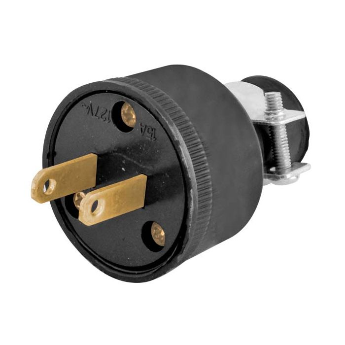 ESPIGA DE CORRIENTE JUMBO CON ABRAZADERA POLARIZADA 112