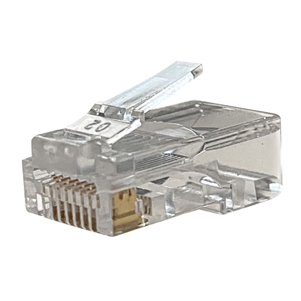 CONECTOR RJ45 CAT 6 CON GUIA INCORPORADA