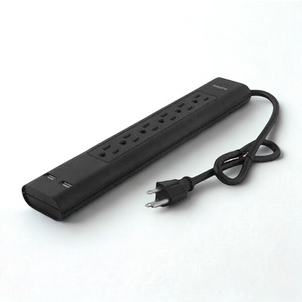 REGLETA ELECTRICA 6 TOMAS ATERRIZADAS SUPRESOR + 2 USB FULGORE FU1035