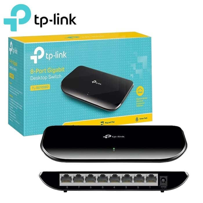 SWITCH DE 8 PUERTOS 10/100/1000 TP-LINK TL-SG1008D