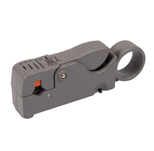 PELADORA PARA CABLE COAXIAL GRIS/NARANJA MIYAKO