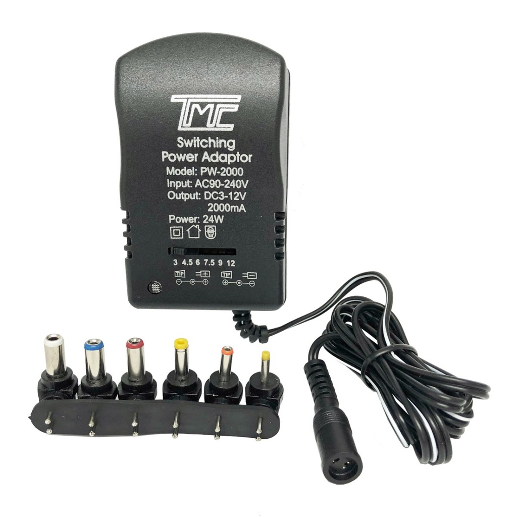 ADAPTADOR DE CORRIENTE 3-12V 2000MA TMC