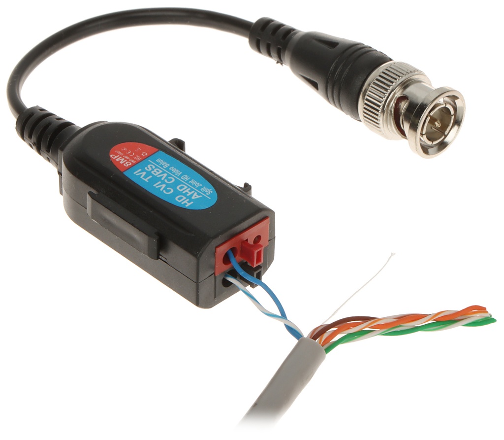 VIDEO BALUN DIGITAL 8MP BNC CON COLA