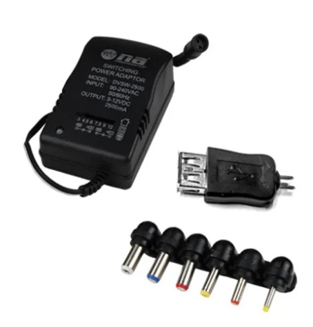 ADAPTADOR DE CORRIENTE 4.5-15V 2500mA NA