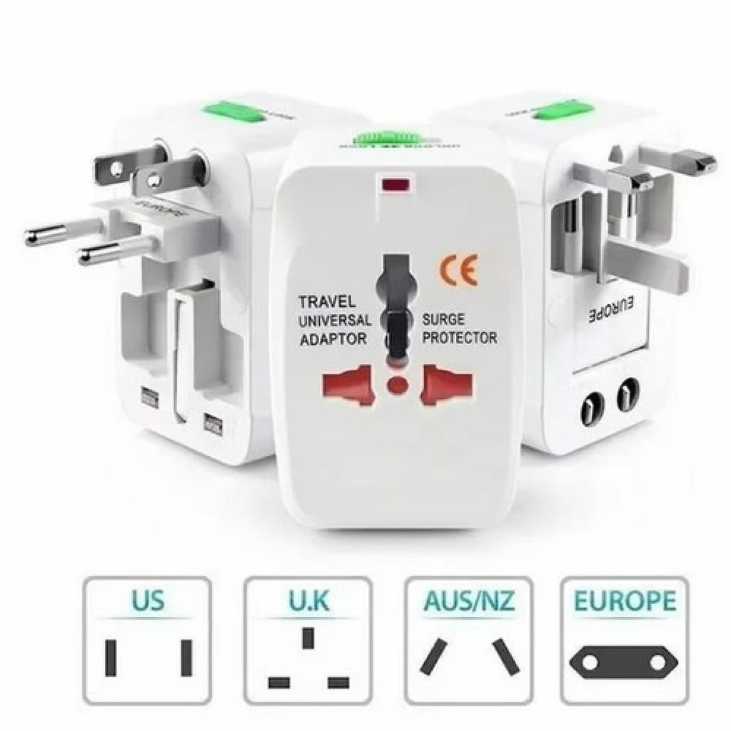 ADAPTADOR DE CORRIENTE UNIVERSAL DE VIAJE NA