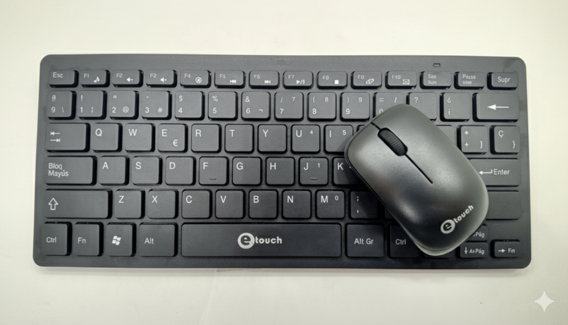 MINI TECLADO/MOUSE USB INALAMBRICO MULTIMEDIA (COMBO) 6839