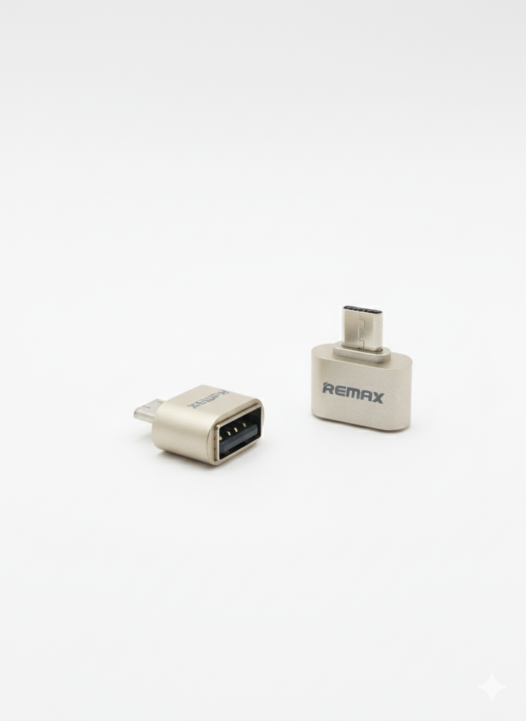 ADAPTADOR OTG USB H A MICRO USB M PARA ANDROID REMAX