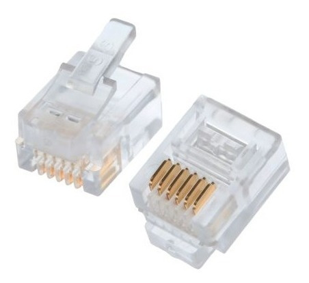 CONECTOR RJ11 DE 6 PINES CAT 3