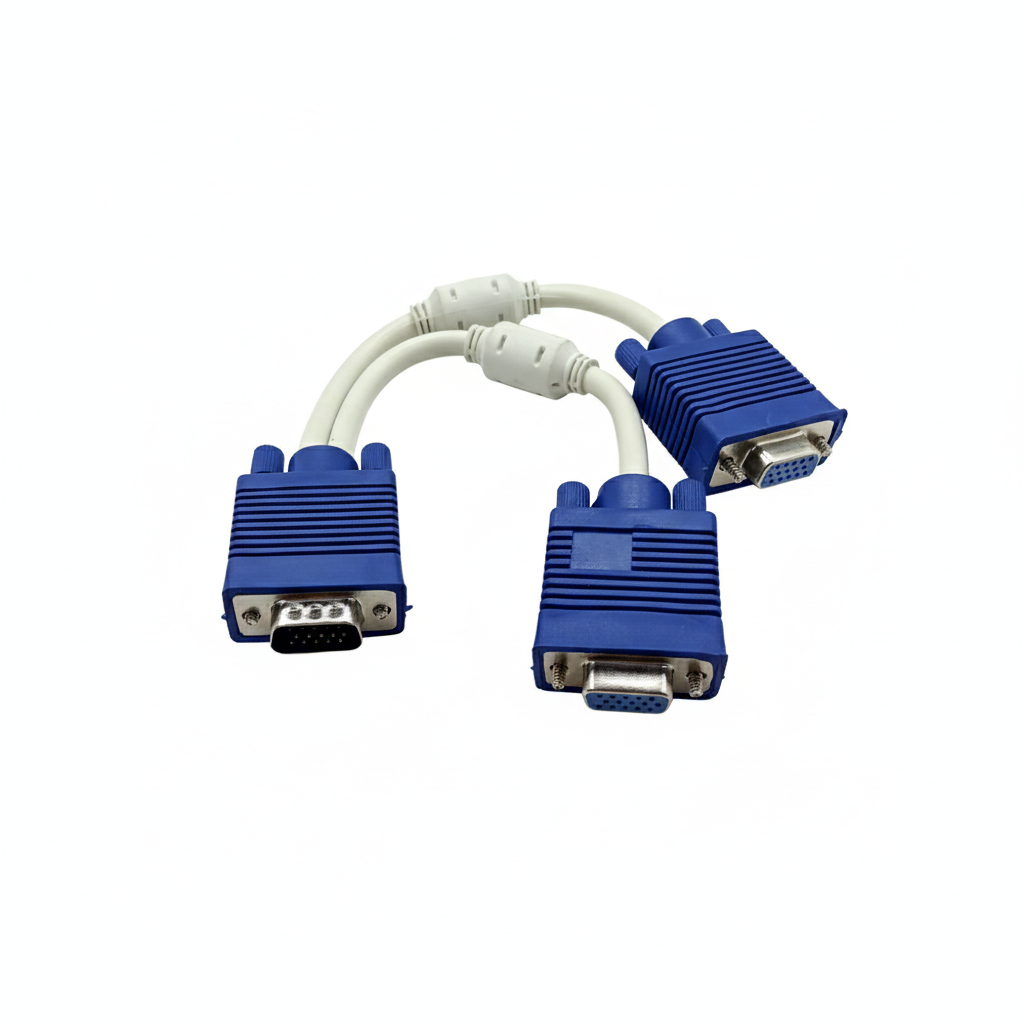 ADAPTADOR EN Y VGA DE 1M A 2H