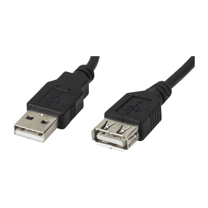 CABLE EXTENSION USB DE 6 PIES ECO