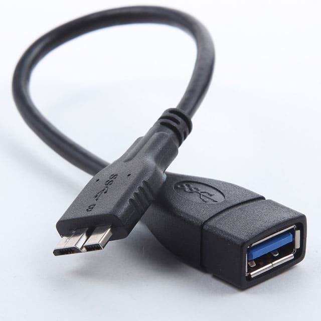 CABLE OTG MICRO B USB 3.0 A USB HEMBRA