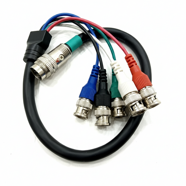 CABLE P/CAMARA 12 PINES A 5 BNC M