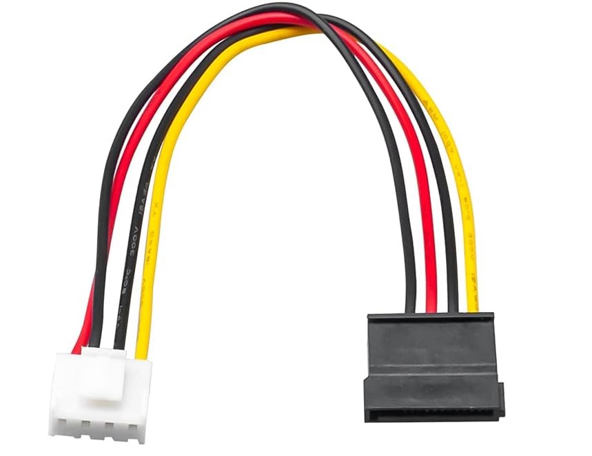 CABLE DE CORRIENTE PARA DISCO DURO 4 PINES A SATA (DVR)