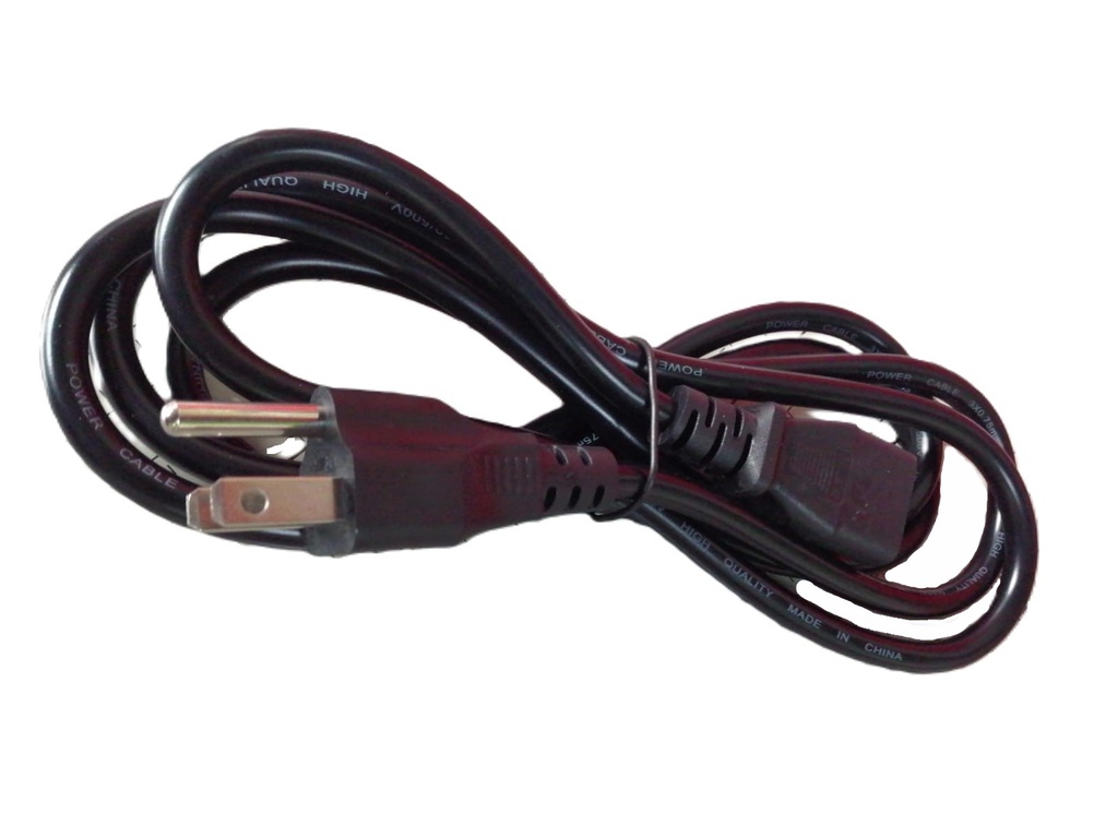 CABLE DE PODER 6 PIES GRUESO 18AWG