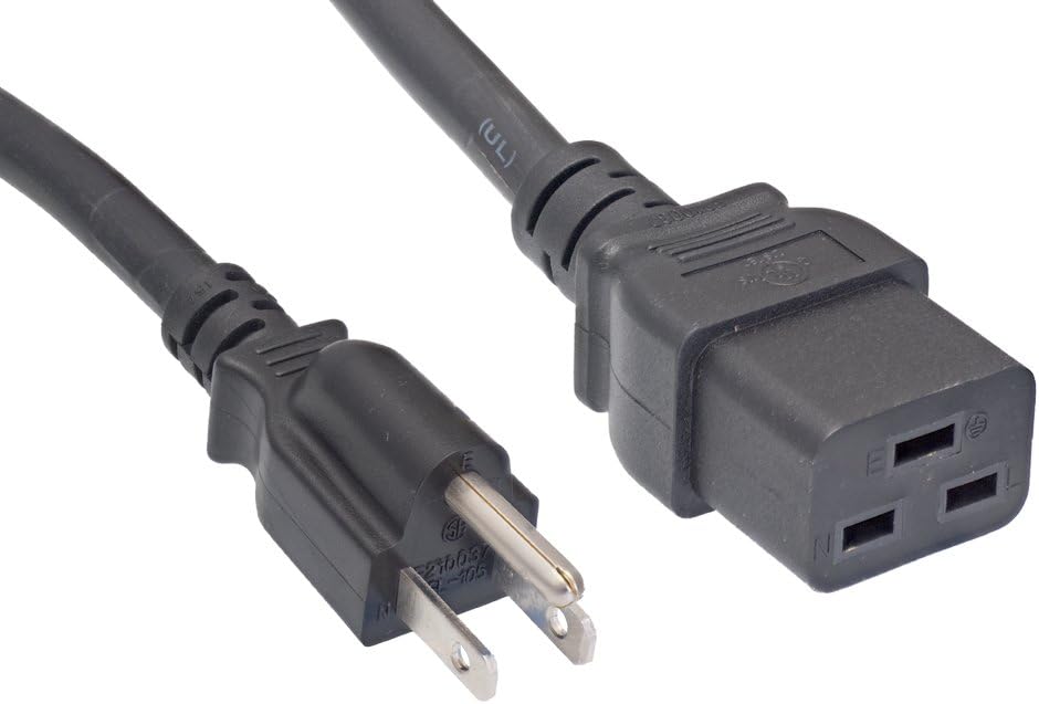 CABLE DE PODER C19 14 AWG 15A 125V DE 6 PIES