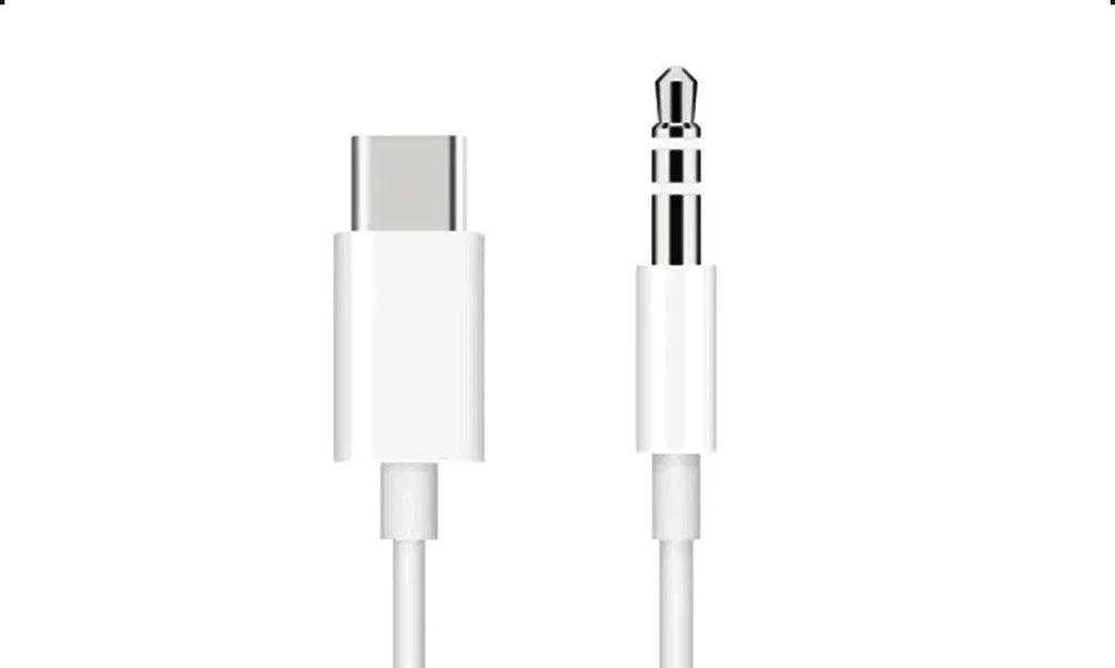 CABLE TIPO C A PLUG 3.5MM ESTEREO DE 1MT