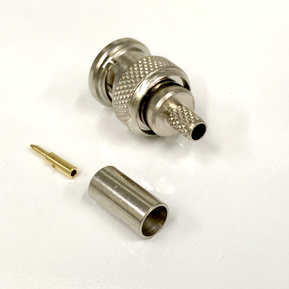 CONECTOR BNC PARA RG58 M DE CRIMP