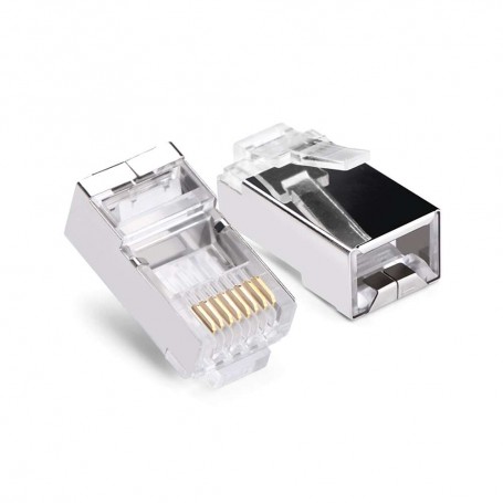 CONECTOR RJ45 CAT 5E BLINDADO