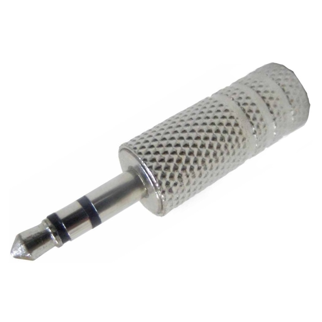 CONECTOR PLUG 3.5MM ESTEREO METAL