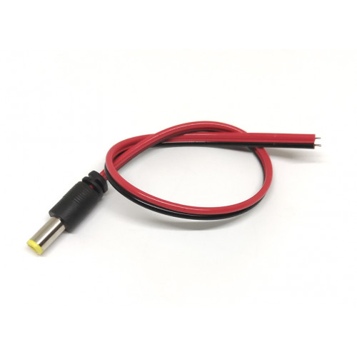 CONECTOR PLUG DE CORRIENTE PARA CAMARA C/CABLE