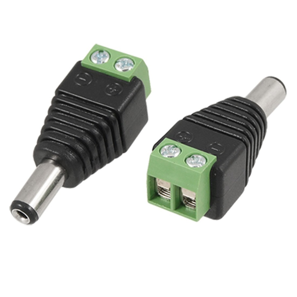 CONECTOR PLUG DE CORRIENTE PARA CAMARA TIPO BORNERA