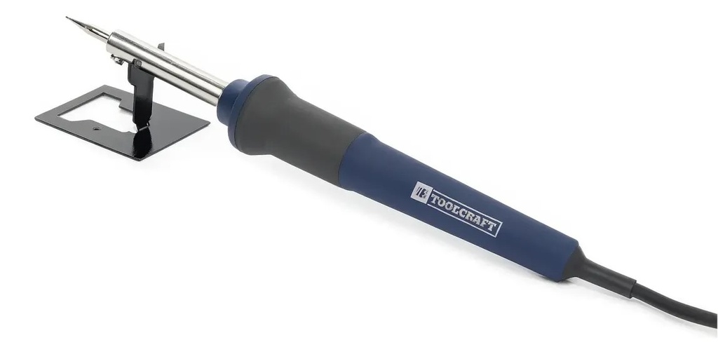 CAUTIN DE 45 WATTS CON BASE Y PUNTA PLANA ADICIONAL TOOLCRAFT