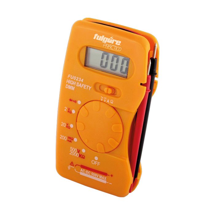 MULTIMETRO DIGITAL DE BOLSILLO FULGORE FP0078