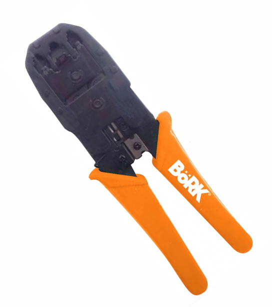 HERRAMIENTA 3 EN 1 P/RJ45 RJ11 Y RJ12 BORK 2086