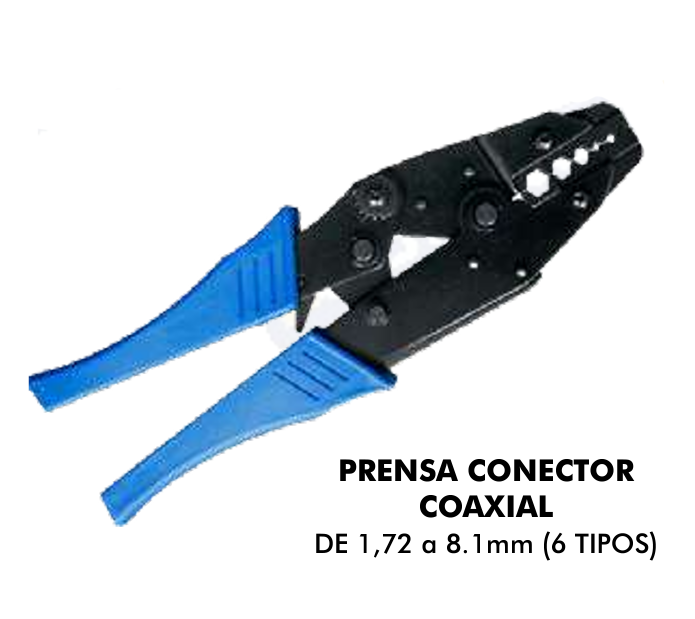 HERRAMIENTA CONECTOR COAXIAL 1,72 A 8.1MM DE CRIMP 3501