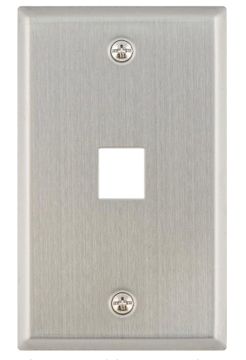 PLACA DE EMPOTRAR ACERO INOXIDABLE 1 DADO