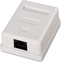 ROSETA DE SOBREPONER RJ 45 CAT 5E CON DADO