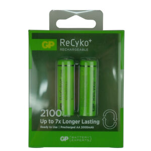 BATERIA AA RECARGABLE 2100MAH GP (2 UNIDADES)