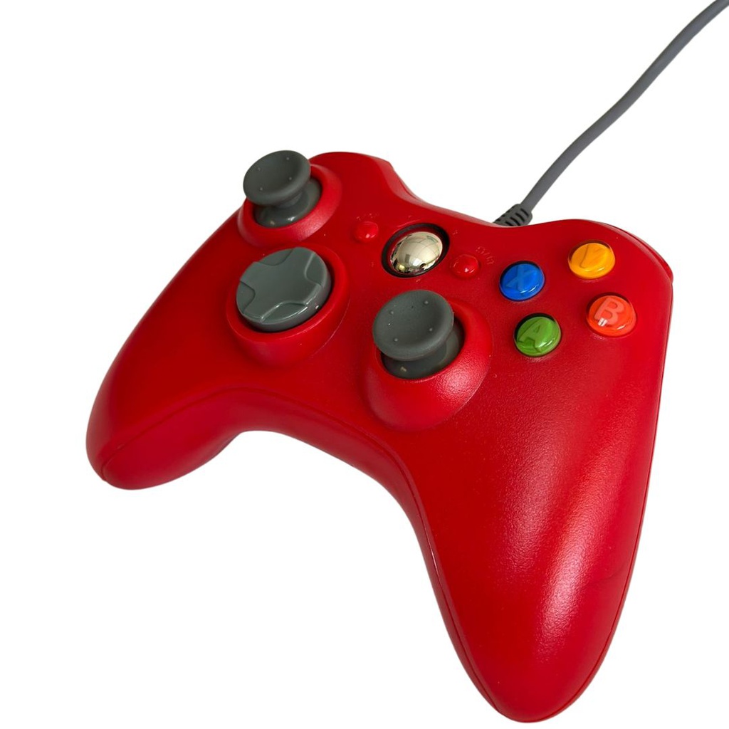 CONTROL PARA PC+PS3+ANDROID TV ROJO