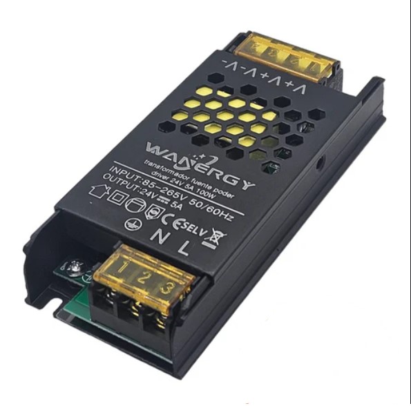 FUENTE DE PODER PARA INTERIOR 100 WATTS DC24V 5A 85-265V