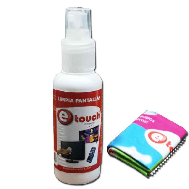 LIMPIA PANTALLA LCD EN SPRAY 120ML E-TOUCH