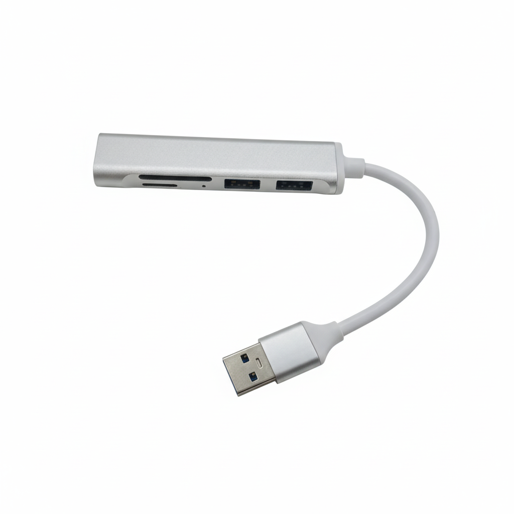 HUB USB 3.0 CON LECTOR DE TARJETAS SD
