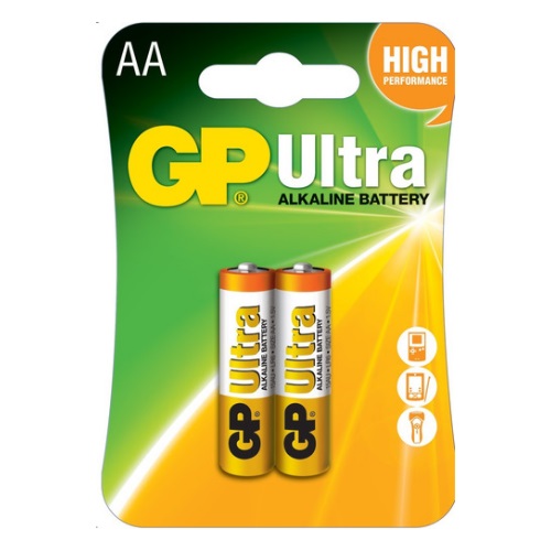 BATERIA AA ALKALINA GP (2 UNIDADES)