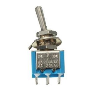 MINI SWITCH PALANCA 6A-125V AC ON-OFF-ON 3 POLOS AZ 3 PIN SPDT