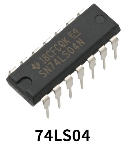 INTEGRADO 7404 COMPUERTA NOT 14 PIN DIP 74LS04