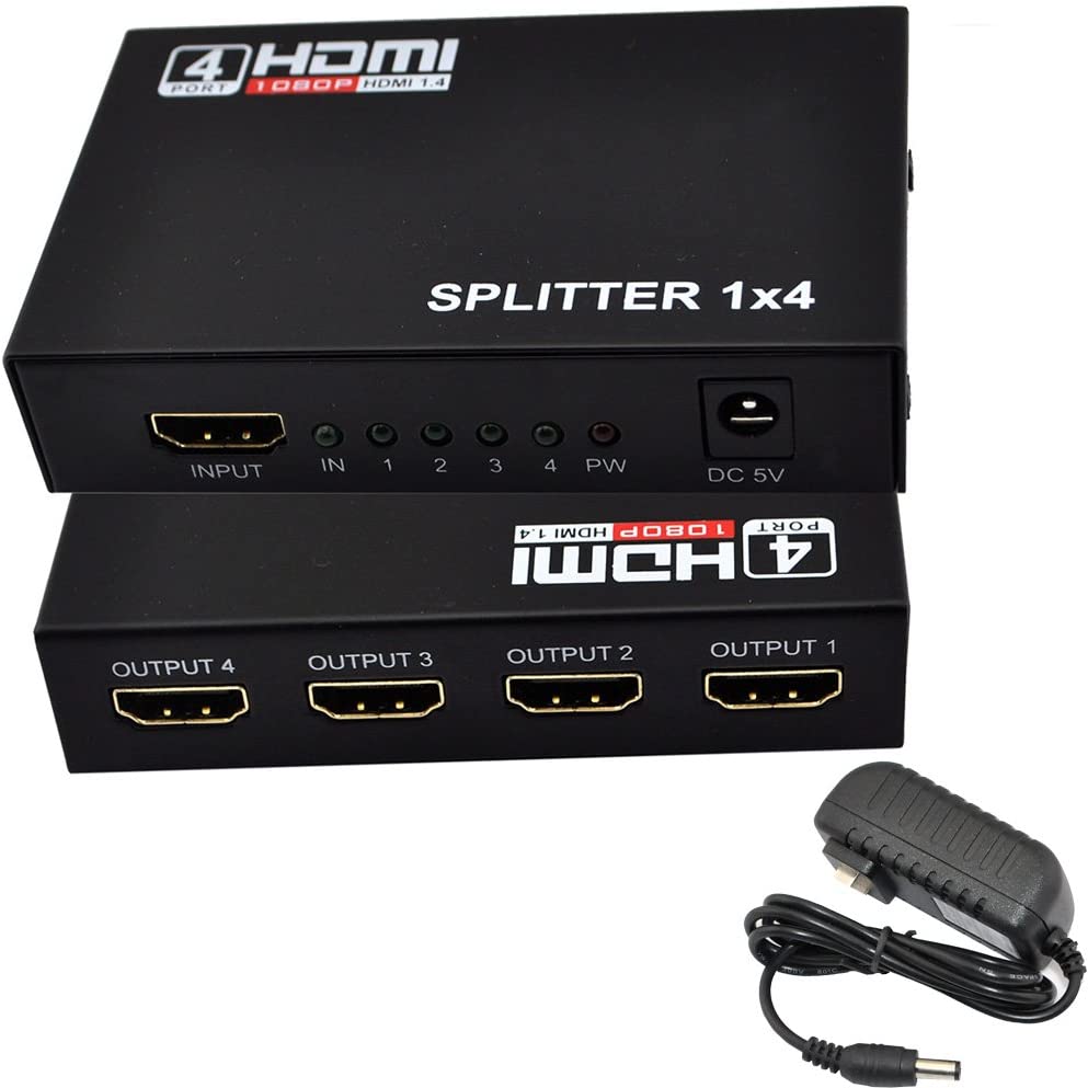 SPLITTER HDMI 1-4 SALIDAS 4K 30HZ
