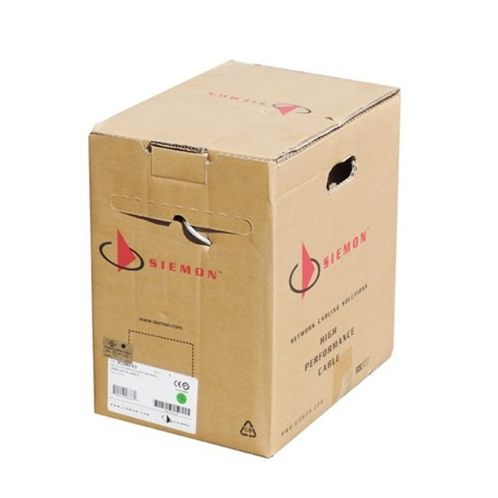 BOBINA CABLE UTP CAT 6 SIEMON PARA INTERIOR305MTS