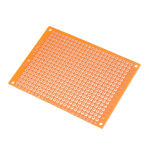 PLACA PERFORADA C/COBRE DE 5X7CMS